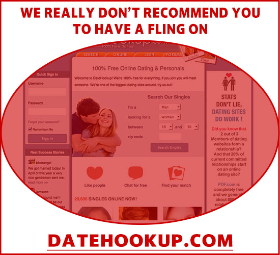 Screenshot of DateHookup